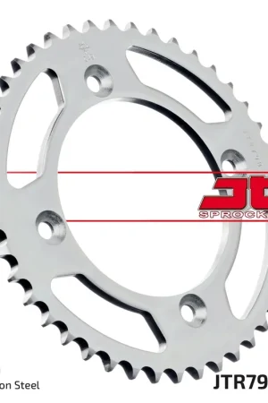 JT Sprockets - REAR STEEL 44T, 428 - Sprockets - Stevig en Betrouwbaar Nieuwe Collectie